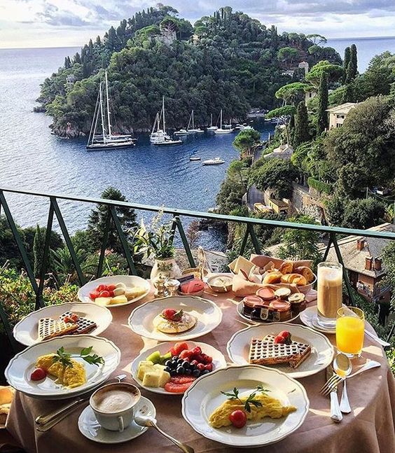 Breakfast at Belmond Hotel Splendido – Portofino, Italy – Sig Nordal, Jr.